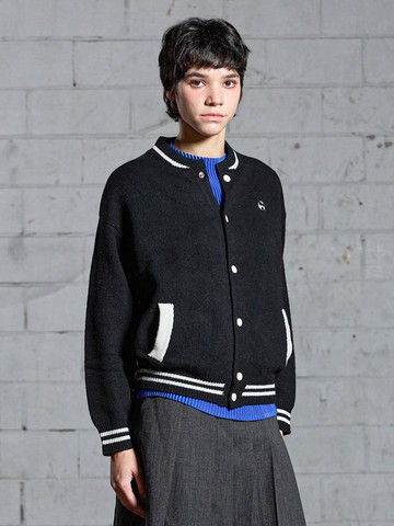 Baseball Knit Jumper_AI10WNKJP34BK