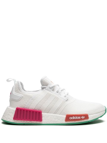 adidas - NMD_R1 "White Magenta Green" sneakers - women - Polyester/Rubber/Fabric - 9.5