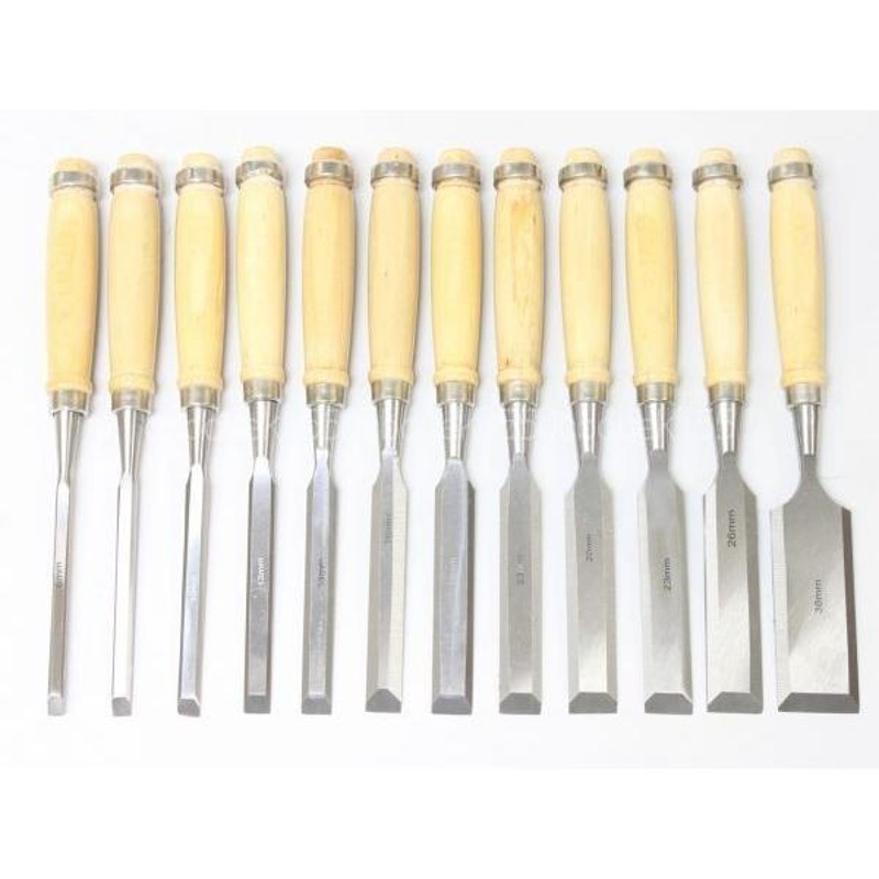 大工道具；ノミ 12点 大工道具；ノミ 12点 楽天市場】大工道具 ノミ 12本セットの通販