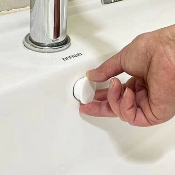 🚚臺灣出🚚洗臉盆漏水塞防蟲通用型圓形密封水塞洗手盆白色堵頭
