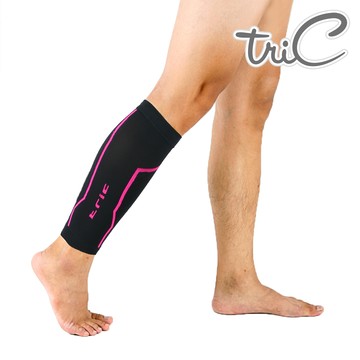 【Tric】 壓力小腿套 黑桃 PT-K20 台灣製造 專業運動護具 1雙