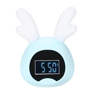 可充电闹钟智能少女心男女创意学生电子时钟夜光儿童可爱卡通简约