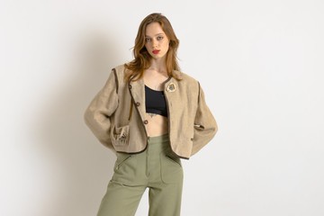 1970年代復古 Tyrol 奧地利/巴伐利亞風格針織外套，民族風西裝外套 7500