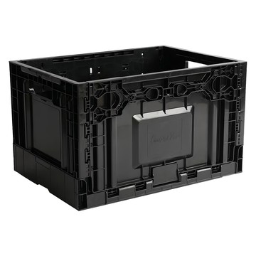 Camping Bar 狂派箱 塑料材質  展開 52.5 x 37 x 31cm 收納 52.5 x 37 x 9cm  黑色  1個