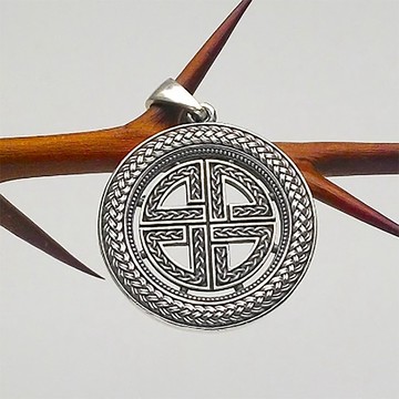 Sheild 結.Asatru.Celtic 吊墜.Celtic Knot 吊墜.Celtic Jewelry.Celtic Shie
