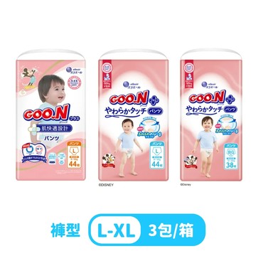 GOO.N 日本大王 柔觸肌 (日本境內版) 褲型尿布 L-XL