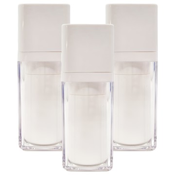 旋轉真空分裝噴霧瓶 30ml  透明  3個