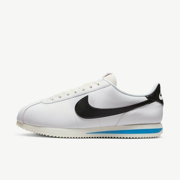 Nike Cortez [DM4044-100] 男女 休閒鞋 運動 經典 復古 阿甘鞋 奶油中底 皮革 穿搭 白 藍