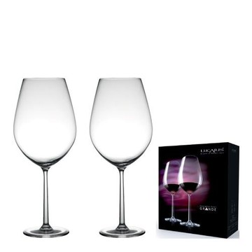 Lucaris 上海系列Grand波爾多紅酒杯995cc(2入方型禮盒組)1/組
