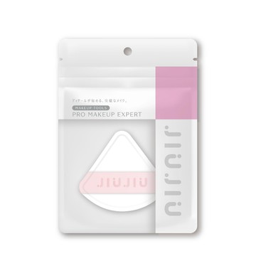 JIUJIU親親柔光舒芙蕾扇形氣墊粉撲-1入