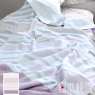 日本桃雪今治毛巾被(芙蓉紫)