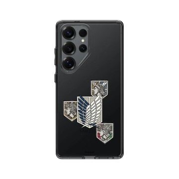 Galaxy S25 Ultra Clear 酷墨灰 - 進擊的巨人 Attack On Titan - S2&S3 - 城牆保衛戰