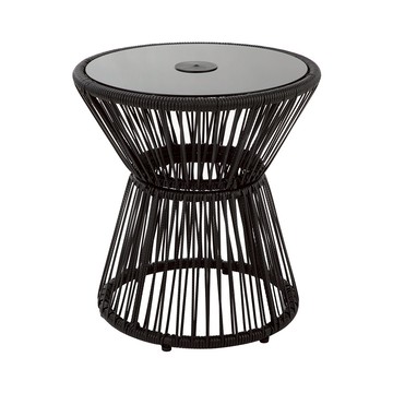 路易斯休閒造型茶几 附LED氛圍燈