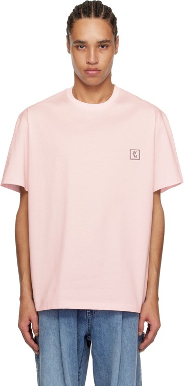 WOOYOUNGMI 粉色 Cotton Back Logo T 恤