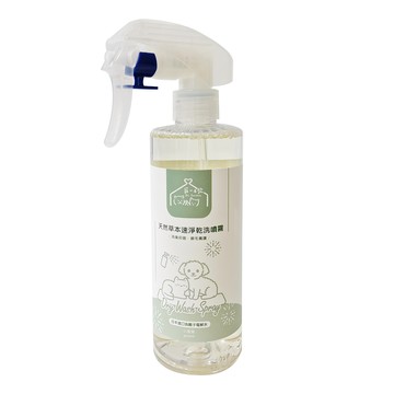 Pet Tomodachi 寵心出發 天然草本速淨乾洗噴霧 全齡犬貓適用 300ml  1瓶