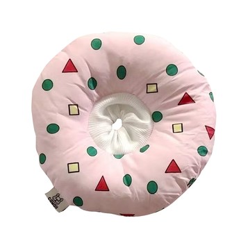 SassyDog 伊莉莎白圈/防舔圈/寵物頭套  XL  粉色菱格  1個
