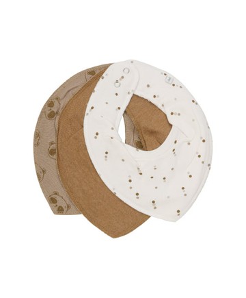 圍兜兜3件組(棉花糖)