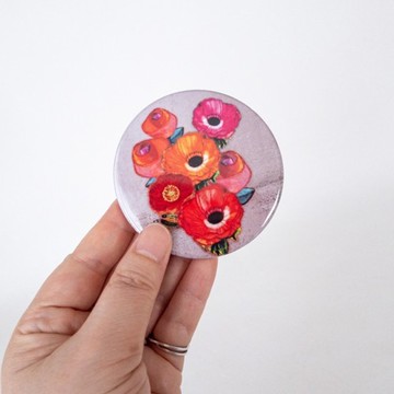 手鏡（花束/76mm尺寸）