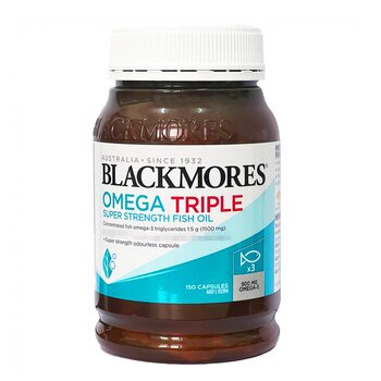 Blackmores 澳佳寶 無腥味三倍濃縮強效深海魚油 150粒 [平行進口] 150 粒-心血管健康