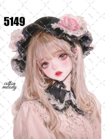 original sticker no.5149 人物貼紙 原創貼紙 原創人物貼紙 裝飾貼紙 cotton melody