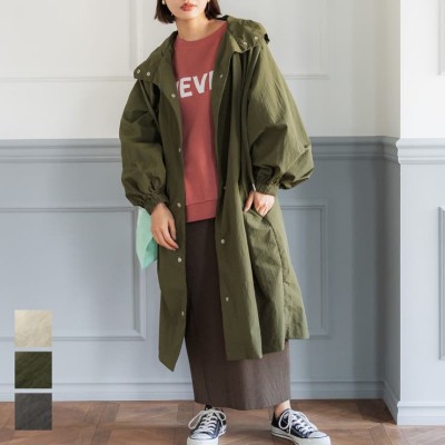 21AW 新品 VU ヴウ hood coat フード付き ロングコート-