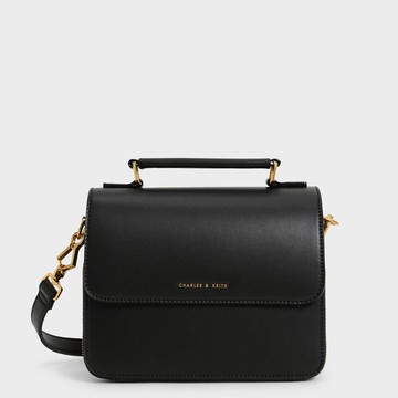 掀蓋方形斜背包