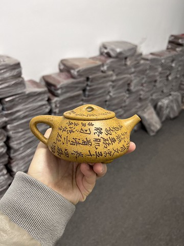 景舟瓢 现货实拍 原砂黄金段高温烧制 富有老味 气孔延展 透气性