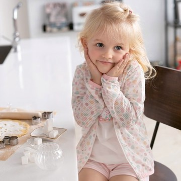 天鵝公主連帽外套(天絲棉)