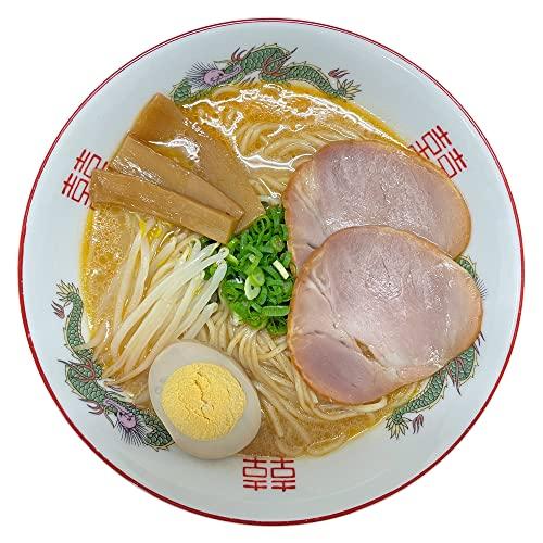 夢麺 ラーメン みそラーメン 豚骨味噌ラーメン 全粒粉配合熟成生麺 ラーメンスープ ４食セット