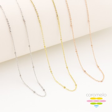 彩糖鑽工坊 925純銀項鍊 珠珠鍊 3選1