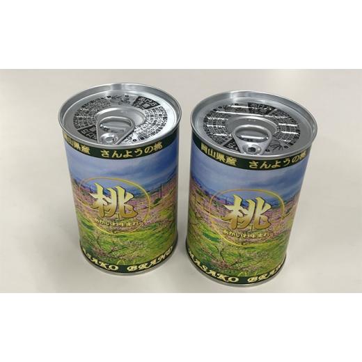 ふるさと納税 岡山県 赤磐市 清水白桃 シラップ漬け 缶詰め 425g×2缶 岡山県 赤磐市産 加工食品 果物 もも 桃 フルーツ