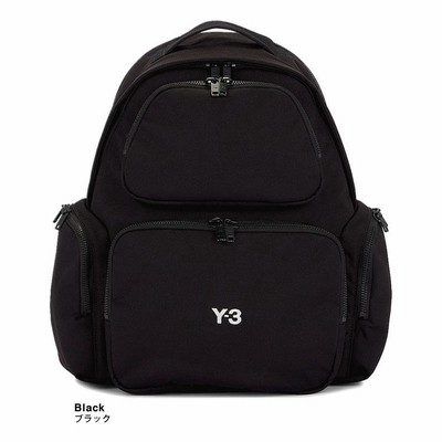 Y-3 ヨウジヤマモト 15周年 ロゴ アディダス ブラックバックパック Y-3（ワイスリー）から15周年記念ロゴのブラックバックパックが