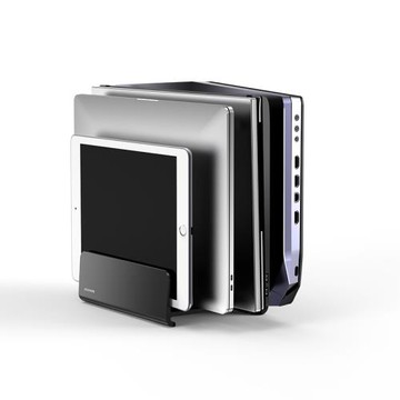 立式支架筆記本直立支架立式游戲本收納架桌面電腦豎立式收納架宿