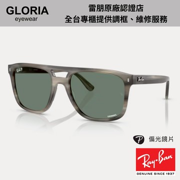 Ray Ban｜RB2213CH-14243R 飛行員膠框偏光Chromance太陽眼鏡【葛洛麗雅眼鏡】