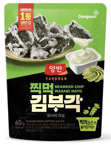 YangbanGim Seaweed Chip Wasabi Mayo 60g
