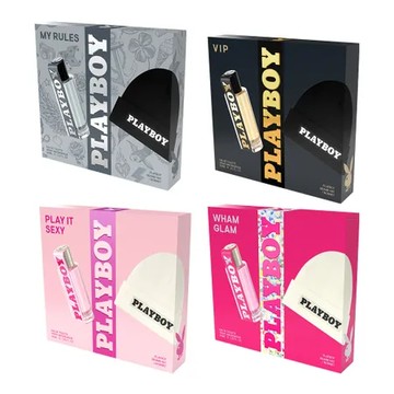 性感女神 PLAYBOY 男性/女性淡香水禮盒-性感女神/驚艷女神/唯我獨尊/非凡奢華