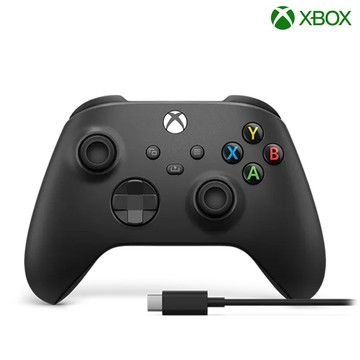 【Microsoft 微軟】XBOX 無線控制器（磨砂黑）＋連接線 台灣公司貨_廠商直送