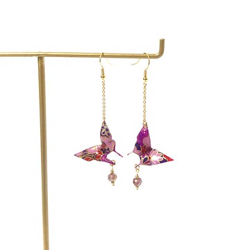 【SGS檢驗合格】日系摺紙系列耳環-蝴蝶款 (限定色)