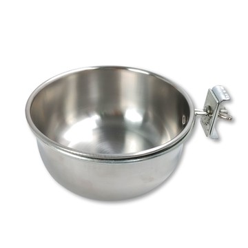 Pets Handler 鳥籠懸掛式不鏽鋼飼料杯 S  1個  銀色