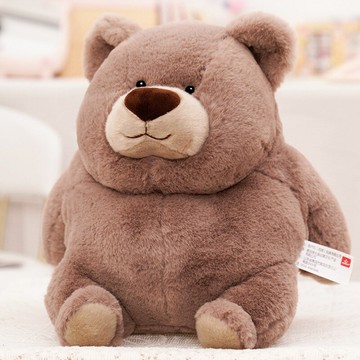 胖胖熊公仔棕熊玩偶布娃娃北極熊小肥熊毛絨玩具熊貓布偶生日禮物