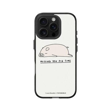 iPhone 16 Pro Clear 酷墨灰 - ilovedoodle (Lim Heng Swee) - Missing You Pig Time 豬
