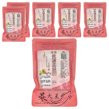 蔘大王 玫瑰代謝美濕茶包  6g  6袋