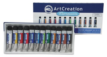 Art Creation Expression 9012012M 水彩顏料12ml-12色入 / 盒【APP滿額下單10%點數(單一帳號最高5000點)】1/31止