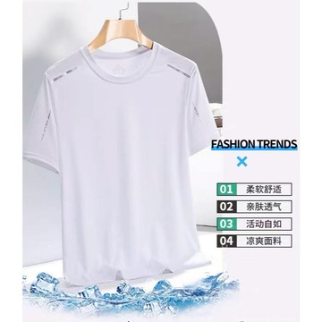 隔日到貨🌟冰絲速乾衣🌟冰絲T恤 不悶熱 運動衣服 速乾衣 男女可穿 透氣短袖 上衣 涼感衣 冰絲短袖 露營 登山排汗衫