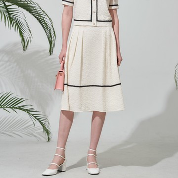 CLL巧玲瓏 小香滾邊飄逸裙 7239002