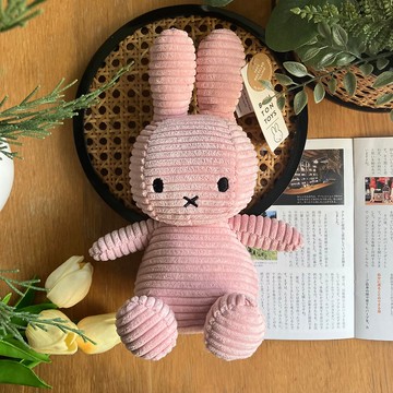 BON TON TOYS 米菲兔ECO燈芯絨填充玩偶-粉 (23/33/50/70cm)