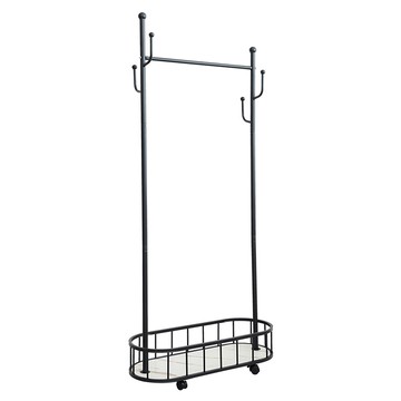 dayneeds 日需百備 奧斯本多功能輕奢衣帽架 SBF-08M-BK  黑色  78 x 31.3 x 172.5cm