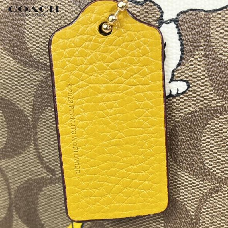 COACH X PEANUTS コーチ スヌーピー コラボ ショルダー トート COACH X PEANUTS コーチ スヌーピー コラボ ショルダー トート