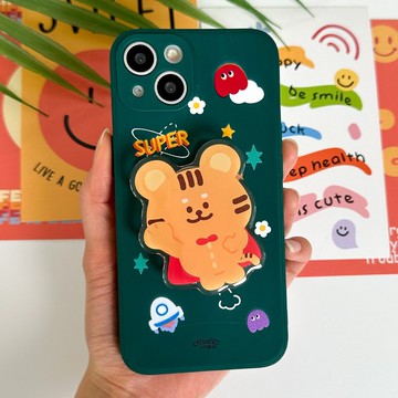 Tiger iPhone16/15/14/13/12/11保護殼壓克力壓克力tok套裝