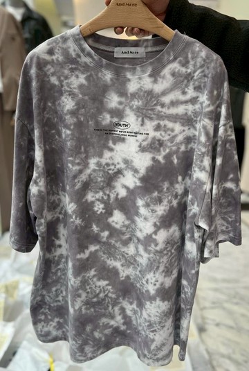 Chemistry_Boys - 韓國 MTE176 AND MORE YOUTH文字 紮染 短T (四色)